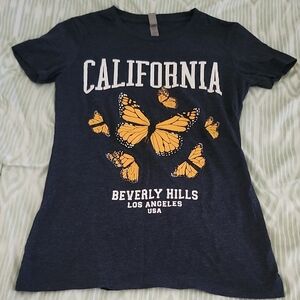 Next Level Apparel Navy Blue California Tee